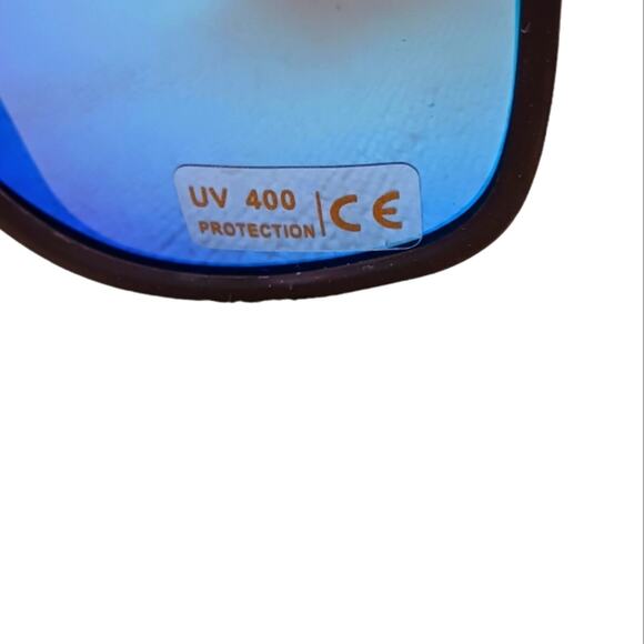 Panama Jack Sunglasses POLARIZED Blue Lens BLACK Frames 400 UV Modern - Picture 13 of 16